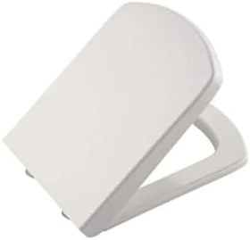 Resim Kare Yavaş Kapanan Klozet Kapağı Amortisörlü Kapak Hijyenik Kapak Üstten Montajlı Kare Klozet Kapak 