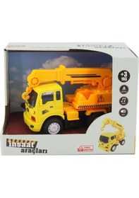 Resim Birlik Oyuncak Şehrin İnş. Araçları Pilli Sürt.Işıklı-Vinç 
