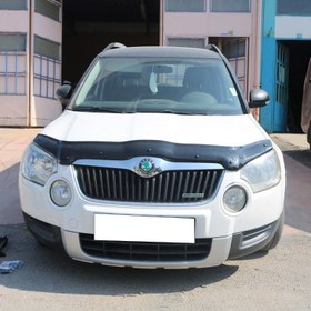 Resim Skoda Yeti 2009 - 2013 4mm ABS Ön Kaput Koruma Rüzgarlığı 