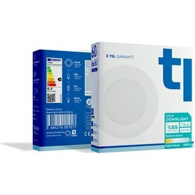 Resim Redeem C12W Downlight, Titreşimsiz, Göz Konforu, 763 Lümen, Soğuk Beyaz, 6500 Kelvin Beyaz 