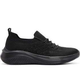 Resim Derimod Zero Kadın Siyah Bağcıklı Kalın Tabanlı Spor Sneaker 24sfd49556f 