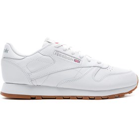 Resim Reebok Classic Leather Kadın Beyaz Spor Ayakkabı 49803 