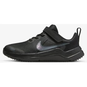 Resim Nike Downshifter 12 Kids Black Psv Kız Çocuk Çırtlı Bantlı Yürüyüş Koşu Ayakkabısı Siyah 