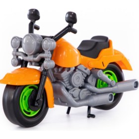 Resim Pofika Turuncu Motorsiklet Dev Boy Oyuncak 30 Cm Uzunluk 20 Cm Yükseklik 1 ADET 