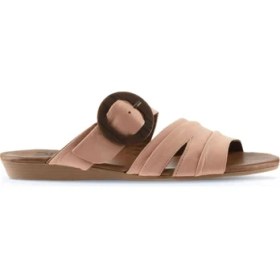 Resim Bueno Shoes Pudra Deri Kadın Düz Terlik 01WU7438 01WU7438 