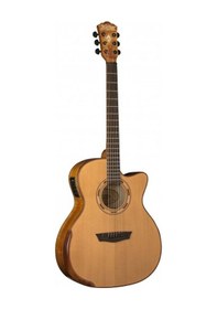 Resim Washburn Wcg66sce Comfort Serisi Elektro Akustik Abanoz Arka Ve Yanlar Lüks Ton 