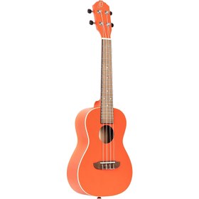 Resim Ortega Earth Series Okoume Concert Ukulele (Pumpkin Orange) 