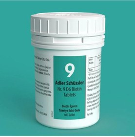 Resim Adler Schüssler Nr.9 Biotin 400 Tablet 