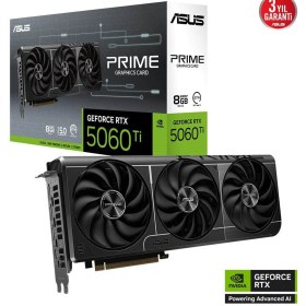 Resim ASUS Prıme-rtx5060tı-8g, 8gb, 128bit, Gddr7, 1xhdmı, 3xdp Gamıng Ekran Kartı 