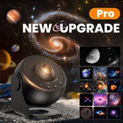 Resim FUSSION 4K HD Dünya Projektör Lambası PRO - Yükseltilmiş Galaksi Küre Projeksiyonu ile 13 Filtreli, Ev Dekoru için USB Güçlü Masa Lambası, Modern Tasarım, Uzay Temalı Görsel Efektler, Ayarlanabilir Aydınlatma, Yatak Odaları ve Oturma 