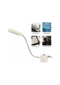 Resim Dikiş Makinesi Lambası Mıknatıslı Spiral 10 Led'li Beyaz Mekanik 