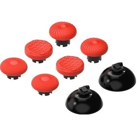 Resim Flybuy Veri Kurbağa Metal Rocker Cap Ve Kürek Seti - Ps4/ps5 Edge Elite Denetleyici Aksesuarı Kırmızı İthalatçı Garantili 