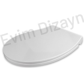 Resim Aqua Bagno Largo - Yavaş Kapanan Klozet Kapağı - Duroplast 