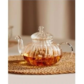 Resim Lahey Süzgeçli Borosilikat Cam Demlik, 720ML 