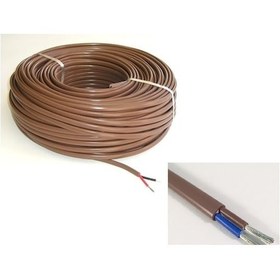 Resim 2X2.5Mm Yassı Marin Kablo 50 Mt. Kahverengi 