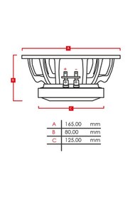 Resim Dynamat Azap 16 Midrange 16 Cm 150w Rms 2 Adet 