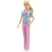 Resim Barbie Kariyer Bebekleri Hemşire GTW39 