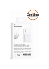 Resim Magsafe Manyetik Kablosuz Powerbank Apple Uyumlu iPhone Manyetik Wireless Şarj Destekli Powerbank Beyaz 