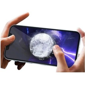 Resim Zengemtx Cx12 Model Tec Çipli Telefon Soğutucu 2 Modlu Vites Ayarı Dijital Isı Göstergeli 
