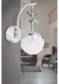 Resim İstanbul Avize Kelebek 3 Renk Ledli Gümüş Led Aplik 