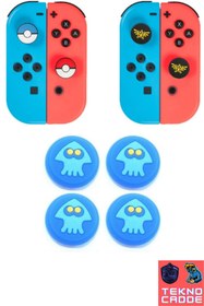 Resim beboncool Nintendo Switch/Switch OLED/Switch Lite Analog Koruyucu Silikon Pad 