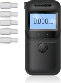 Resim Suofeng Taşınabilir Alkol Ölçer - Anında Sesli Sonuç, 50 Kayıt Hafızalı, 3 Renkli Led Gösterge 112 Karakter 