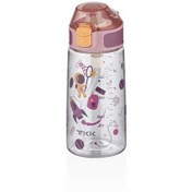 Resim Vagonlife Tkk T3002 500ml Pipetli Pembe Astronot Desenli Tritan Matara 