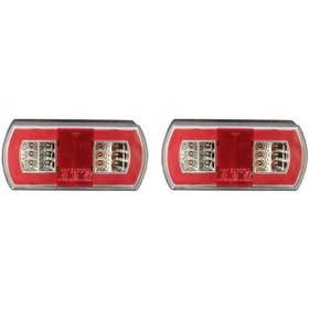 Resim Genel Markalar Römork ve Karavan Led Stop Lambası 12 Volt 8cm X 16.5 CM 