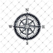 Resim Nau24 Eskiz Cizim Pusula Etiketi 