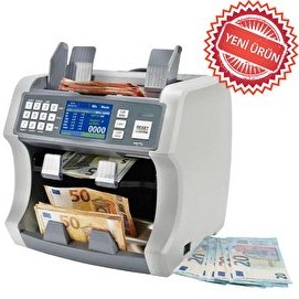 Resim Bill Counter S200 Çift Cıslı Karışık 20 Ülke Para Birimli Dahili Yazıcılı Para Sayma Makinesi 