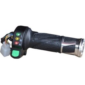 Resim Elektrikli Bisiklet Vitesli Gaz Kolu Elektrikli Bisiklet Işıklı Vitesli Gaz Kolu 