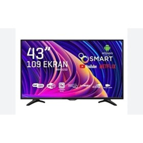 Resim Nordmende Nm436000f 43" 109 Ekran Uydu Alıcılı Full Hd Led Tv Smart Android Youtube Netfilix Ekran Yansıtma Hd 