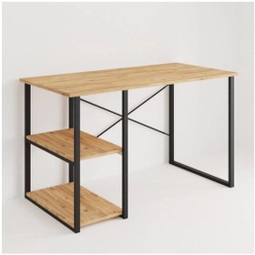 Resim Çalışma Masası Raflı Ofis Laptop Bilgisayar Masası 5866 