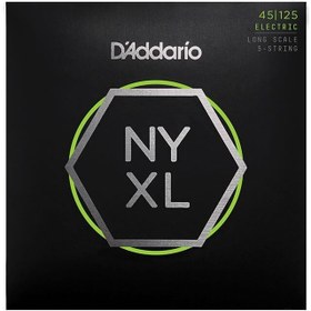 Resim Daddario NYXL45125 Bas Gitar Tel Seti | NYXL Nickel Wound, 5-Tel, .045-.125 