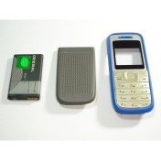 Resim Kotenartt Nokia 1200 Kapak ve Tuş Takımı + Bl-5c Batarya 