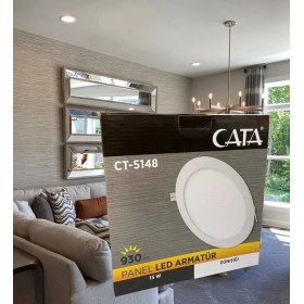 Resim Cata 5 Adet 15 Watt Panel LED CT-5148 Günışığı Alüminyum Kasa 