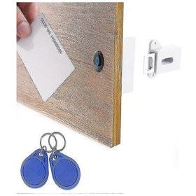 Resim Görünmez Elektronik Dolap Kilidi, Gizli Kilit, Ahşap Dolap Çekmece Dolap Dolap İçin Kendin Yap Rfid Kilit Mandalı 