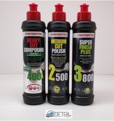 Resim Menzerna Yeşil Seri 400 2500 3800 Pasta Hare Giderici Set 250 ML N11.1595 