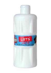 Resim Let's Akrilik Boya 500ml Beyaz L-5300 