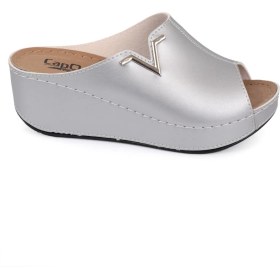 Resim Capone Outfitters Kailey 6145 Kadın Dolgu Topuklu V Toka Terlik 