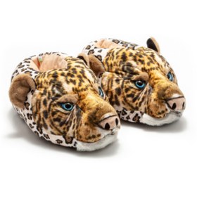 Resim Twigy Leopar Desenli Erkek Hayvanlı Ev Içi Bot - Kaplanlı Panduf. 