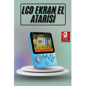 Resim Krm 666 Oyunlu Retro El Konsolu Atari 3.5 Inç Taşınabilir Oyun Konsolu Krm 