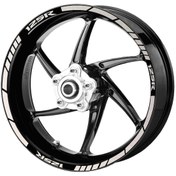 Resim Deeb Cbr 125 Jant Şeridi Beyaz Beyaz Model X N11.61202 