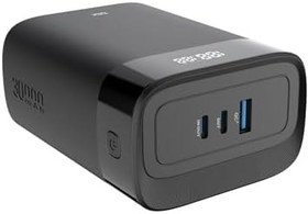 Resim Bix PB140W 30000MAH USB ve 2'type-C Pd 140W Üç Çıkışlı Dijital Ekranlı Powerbank Siyah Dizüstü Bilgisayar Laptop iPad iPhone Huawei ve Daha fazlası ile uyumlu 