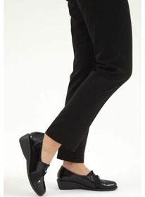 Resim Relax Anatomic Kadın Vegan Siyah Mokasen & Loafer Ayakkabı 611 E4340-03 Bn Ayk Black Vernıce Siyah 