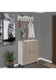 Resim Kenzlife Portmanto Ayakkabılık Ve Askılık Sandal6 Crdbyz 98 120 32 Otuzaltı Çift Ayakkabı Kapasitesi 