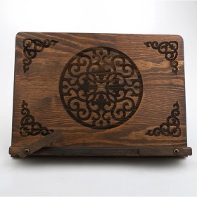 Resim Camimarket Ahşap Masaüstü Kademeli Rahle Kitap Okuma Standı Ahşap Tabletlik 
