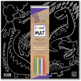 Resim STOREMAX Çocuk Mat (Tebeşirli) Dinazorlar 1174074 