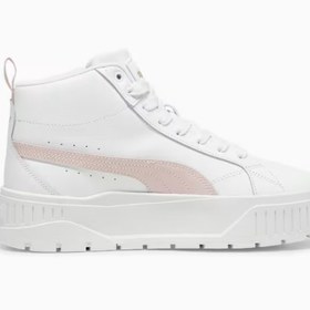 Resim Puma Karmen Iı Mid Animal Fever Deri Kadın Beyaz Sneaker 39745905 