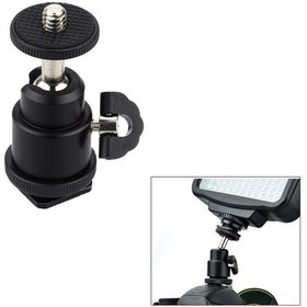 Resim Moveevo Andoer Mini Aluminyum Top Kafa: 360 Derece Panning, 500g Yük Kapasitesi, 1/4" Bağlantı, Sıcak Ayaklı, Hafif Ve Dayanıklı 